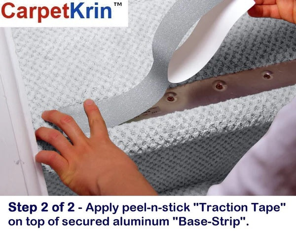 CarpetKrin - Non-Slip Carpet Trim Tack-on for Carpeted Stairs